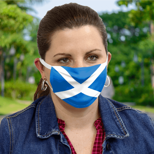 Flag of Scotland Child Size Face Mask 904 Custom