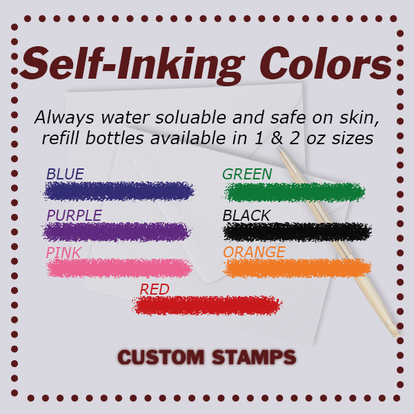 Round Gecko Address Stamp