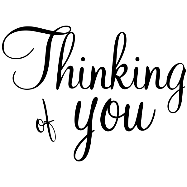 Thinking of you Craft Stamp