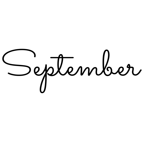 September Journal Stamp