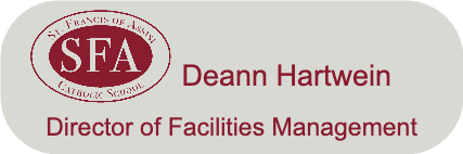 SFA Logo- Name Tag 1x3 Light Grey 2 Line