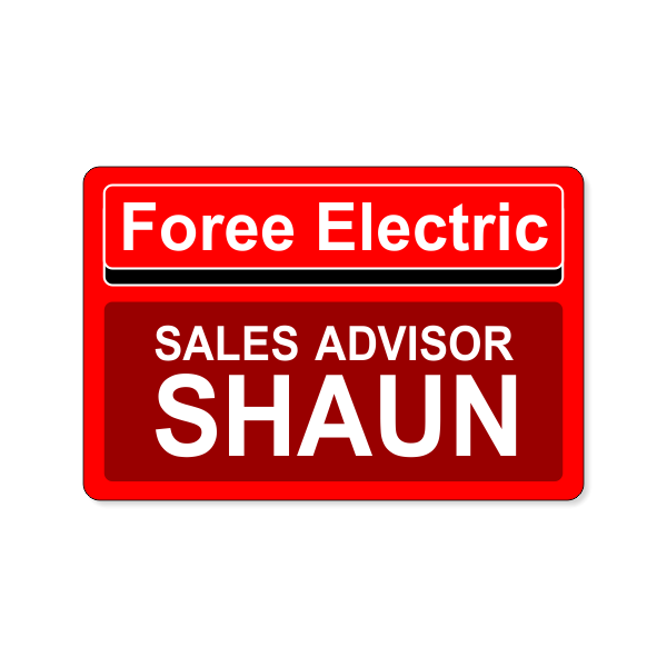 Shaun of the Dead Costume Name Tag