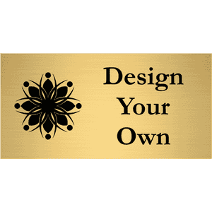 Small Engraved Brass Plates