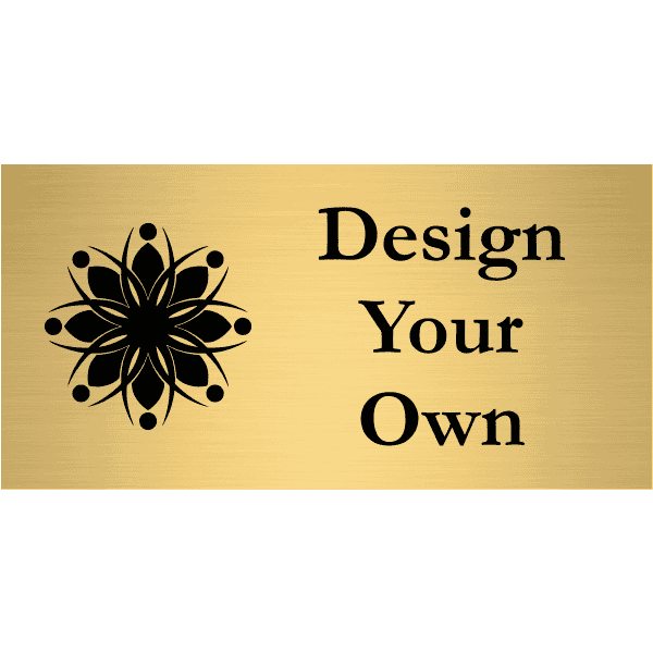 Small Engraved Brass Plates