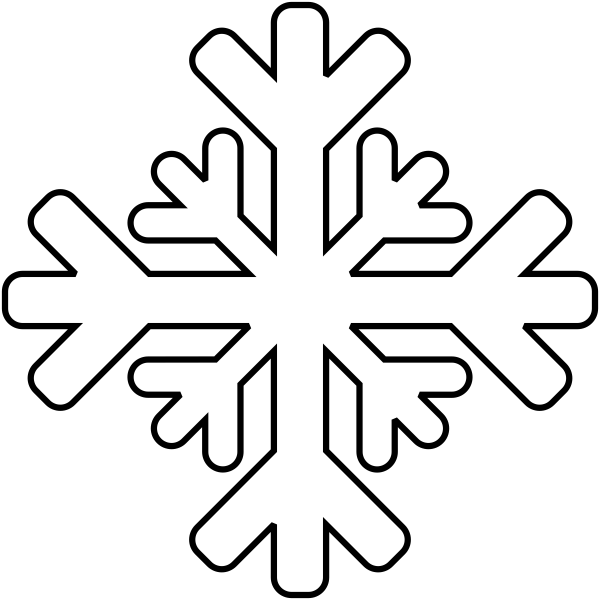 Snow Weather Journal Stamp