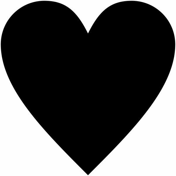 Solid Heart Stamp
