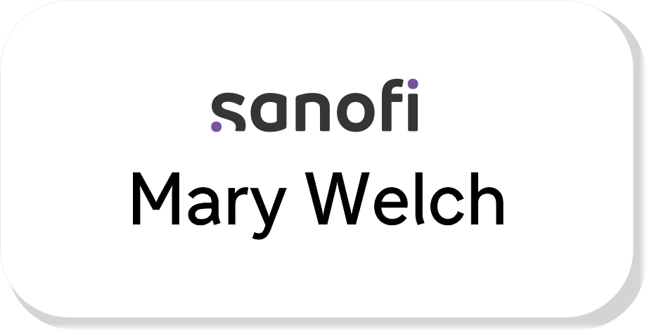 Sanofi - Name Tag LARGE