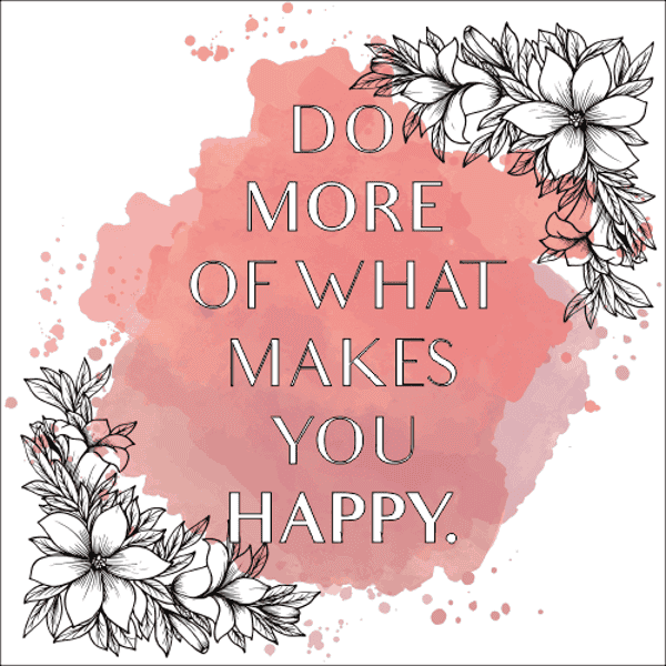 Splash Motivation Flower Sign