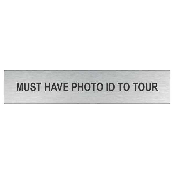 SPM Photo ID Required Sign