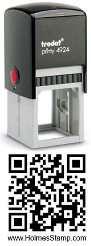 Square QR Code Stamp