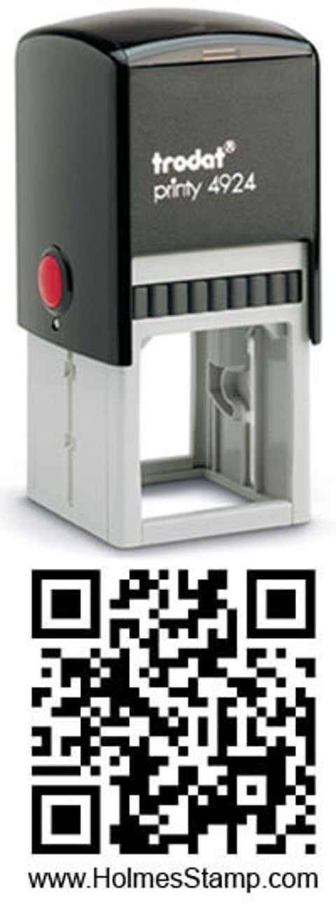 Square QR Code Stamp 