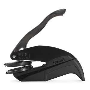 Side view of the Williams Monogram Round Return Address Embosser