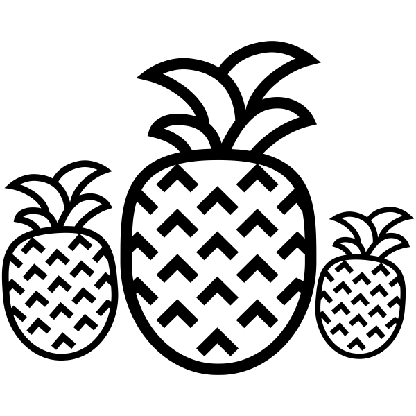 Pineapples Craft Stamp