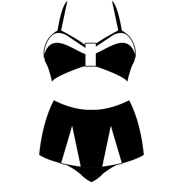 Vintage Bathing Suit Craft Stamp