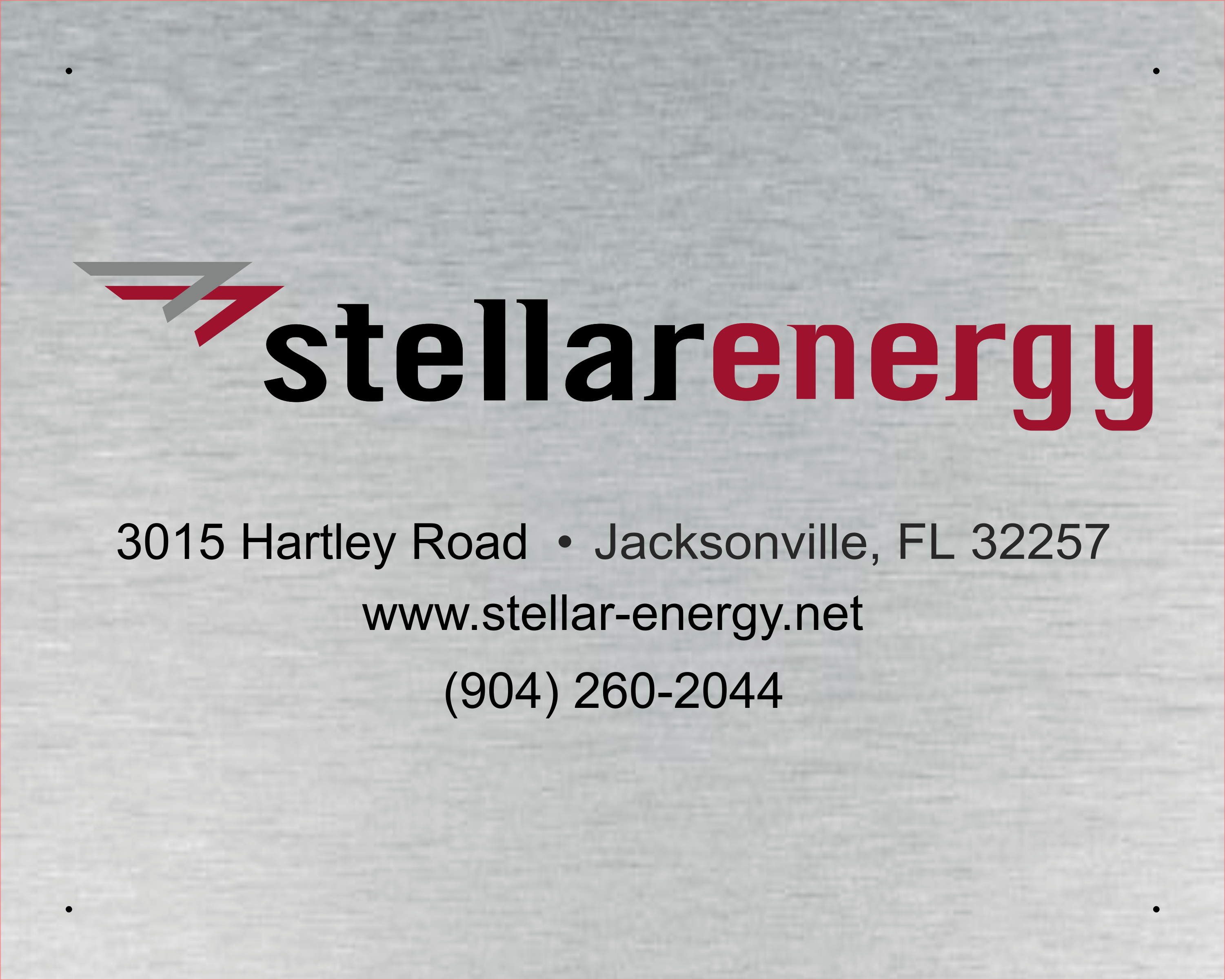 Sun State Systems 8X10 Stellar Energy Logo