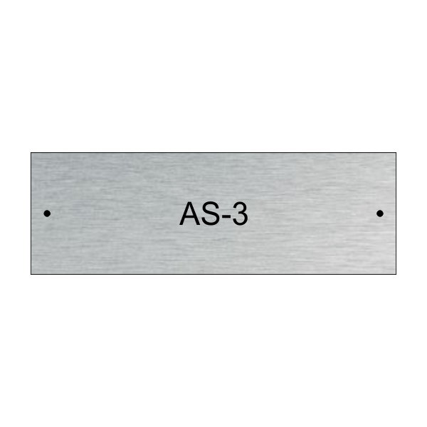 Sun State Systems 1 Line Plate 1X3
