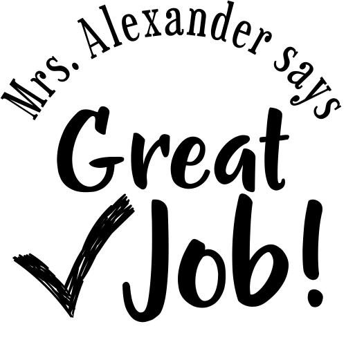 Custom Great Job Teacher Stamp