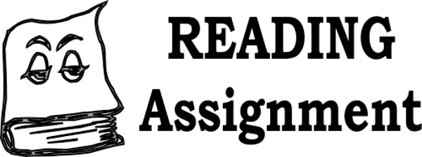 Reading Assignment Teacher Stamp