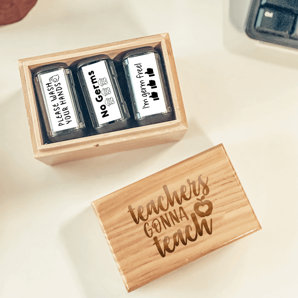 Clean Classroom Teacher Stamp Box Set