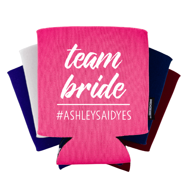 Koozie® Team Bride Bridal Shower Drink Cooler
