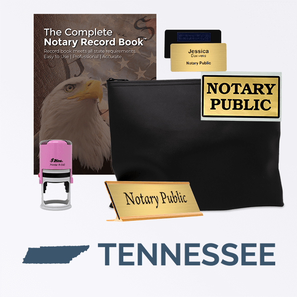 Tennessee Pink Deluxe Notary Kit