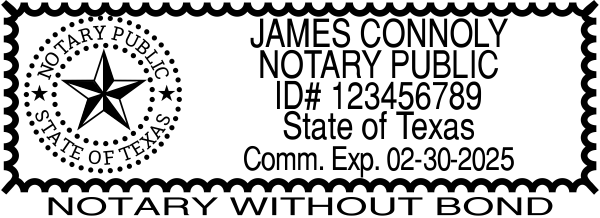 NIB Without Bond Self-Inking Stamp