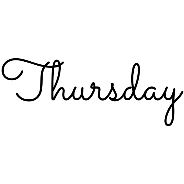Thursday Journal Stamp