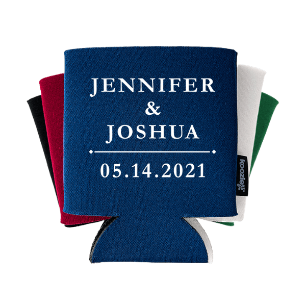 Koozie® Traditional Names Wedding Drink Cooler