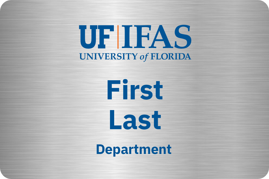UF/IFAS 2x3" Three Line Nametag