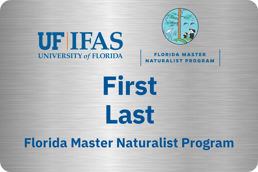 UF/IFAS FMNP 2x3" Three Line Nametag