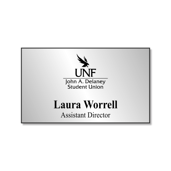 UNF Student Union Name Badge - 3