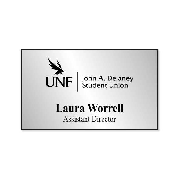UNF Student Union Name Badge - 4