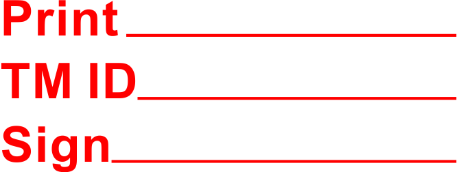 Universal Orlando Print TM ID Sign Stamp