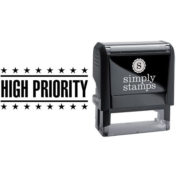 Stars High Priority Business Stamp