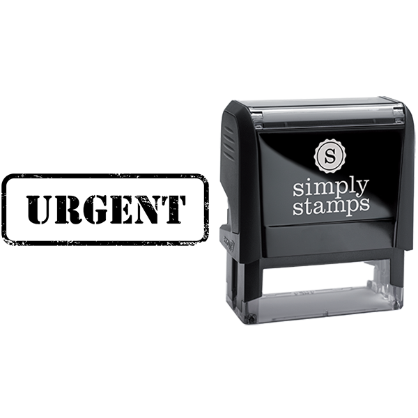 Army Lettering Urgent Business Stamp