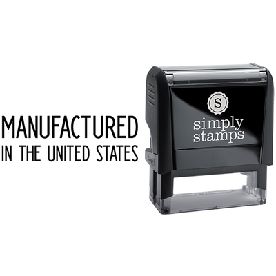 Manufactured in the US Business Stamp