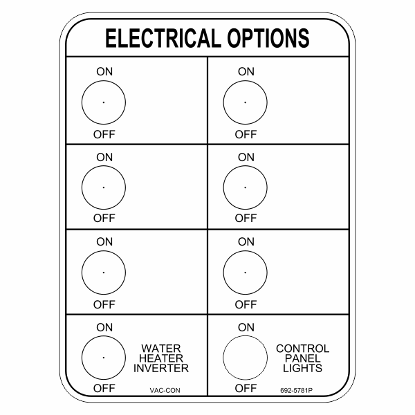VAC-CON 692-5781P-IR