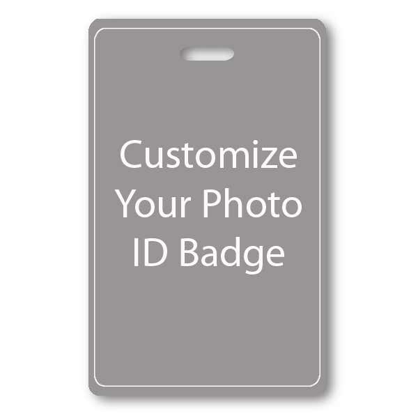 Vertical Double Sided ID Card