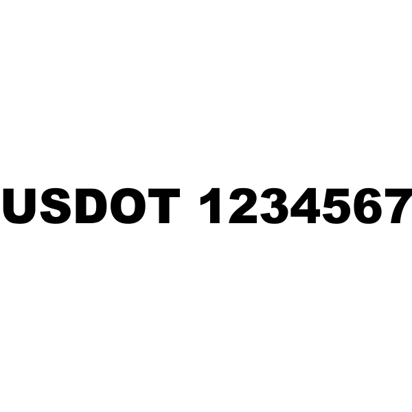 Vinyl Vehicle Information Decal | 3" x 24"
