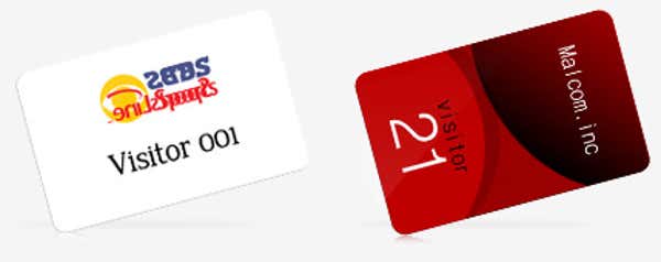 Visitor ID Card - Single Sided