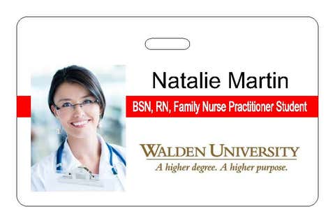 Walden University Photo ID - Horizontal Style 2