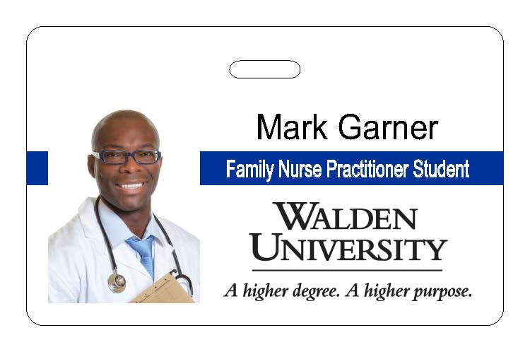 Walden University Photo ID - Horizontal Style 3