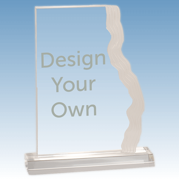 WTR7C Waterfall Acrylic Stand-up Award