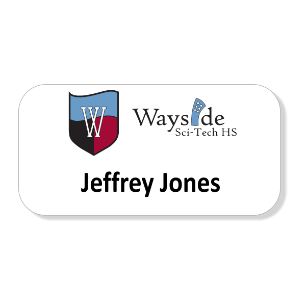 Wayside Schools - SciTech HS - One Line Badge