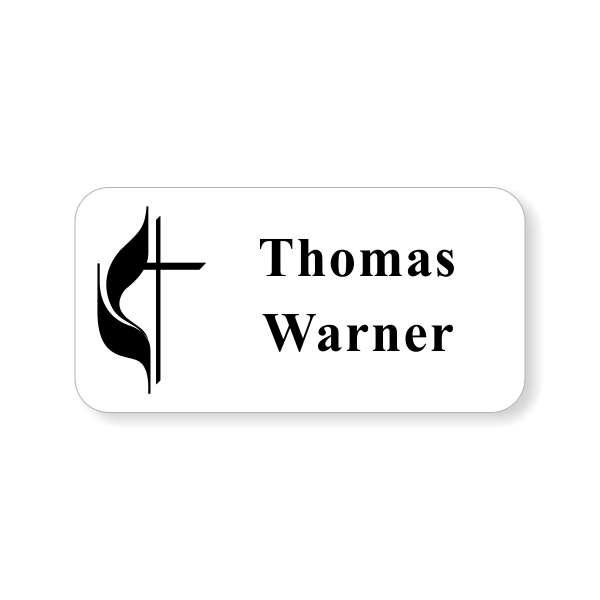 Wesley Monumental UMC Name Tag
