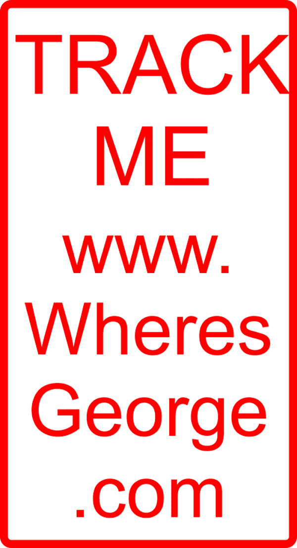 Where's George Track Me Stamp