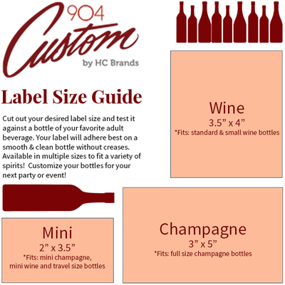 Welcome Home Custom Wine Label - alternate view