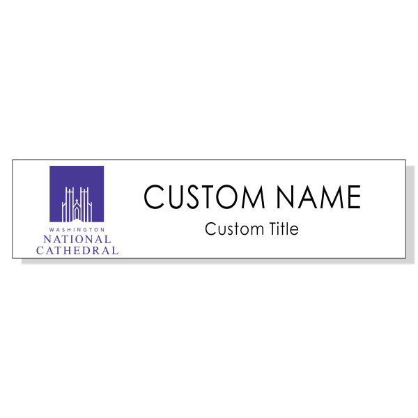 Washington National Cathedral Full Color Name Plate