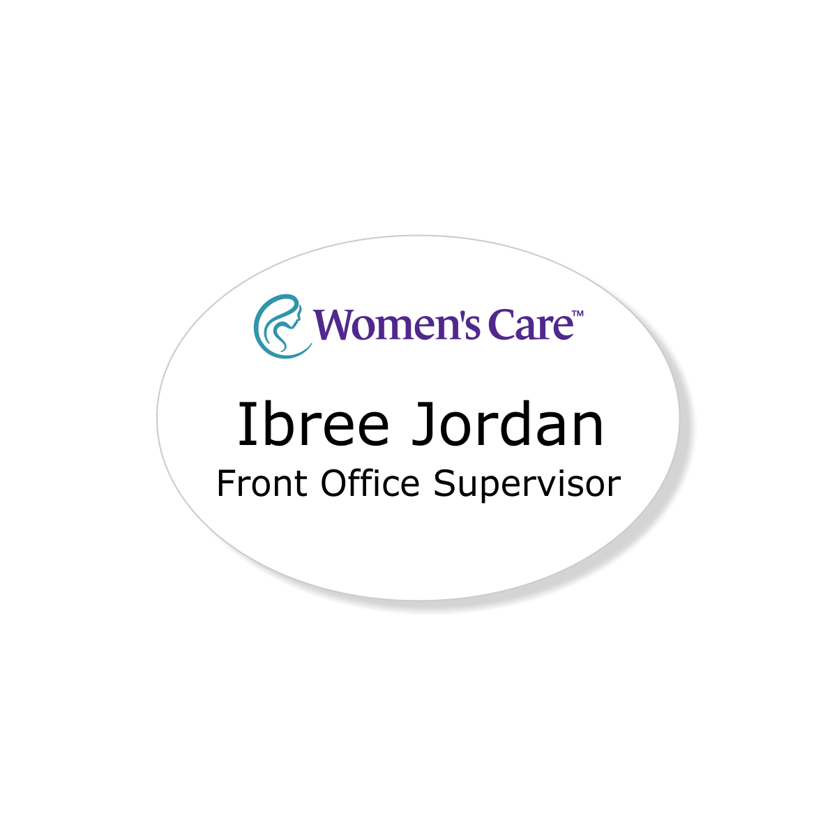 Womens Care - Two Line Badge