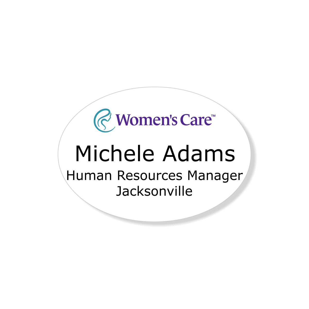 Womens Care - Three Line Badge